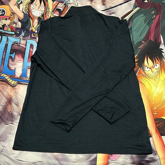 Vuori Blue 1/4 Zip Up Pullover Jacket 23" P2P XL/XXL W/ Company Logo - Picture 3 of 3